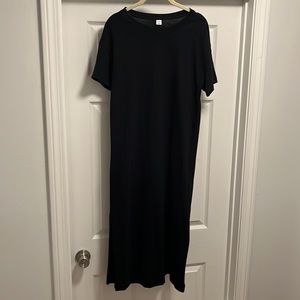 Old Navy Black Midi Dress